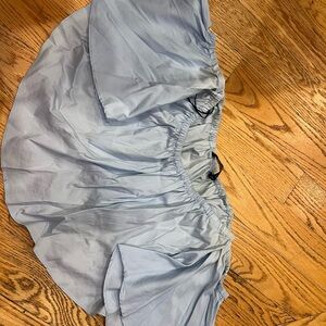 Light Blue Off-Shoulder Top